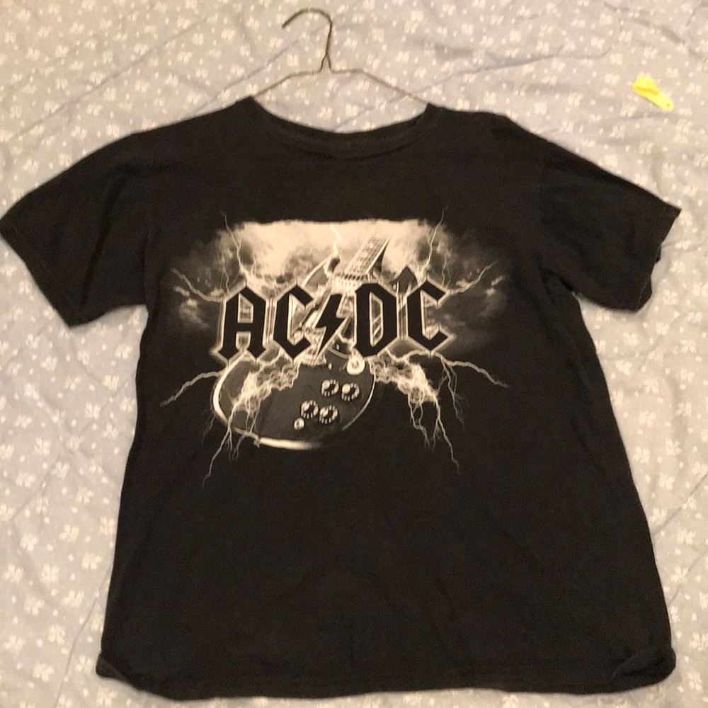 AC/DC Punk 70s Black tee shirt